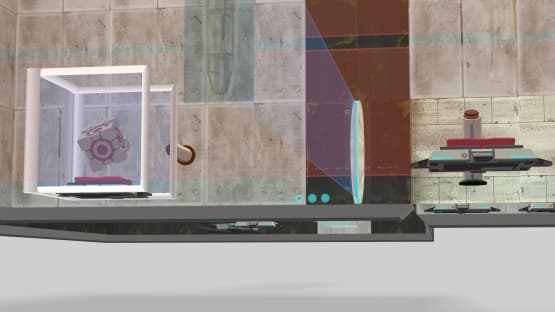 3 cubes, 6 buttons. — Portal 2 Workshop preview