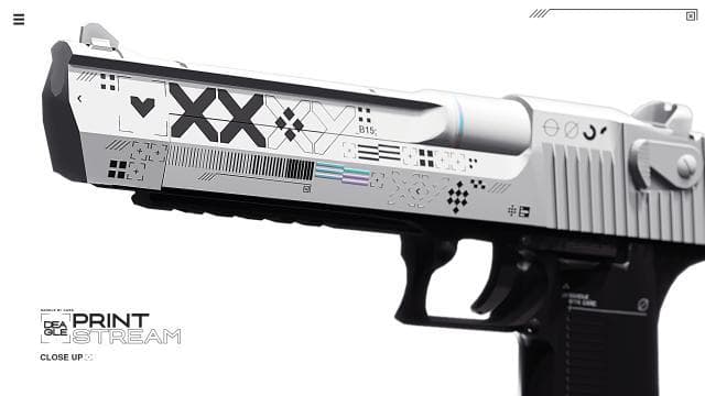 csgo Desert Eagle Printstream (glowing) — Left 4 Dead 2 Steam Workshop preview image