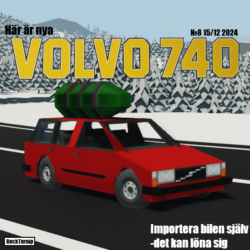 Volvo 740 (Christmas 2024 special) — Stormworks: Build and Rescue Workshop preview