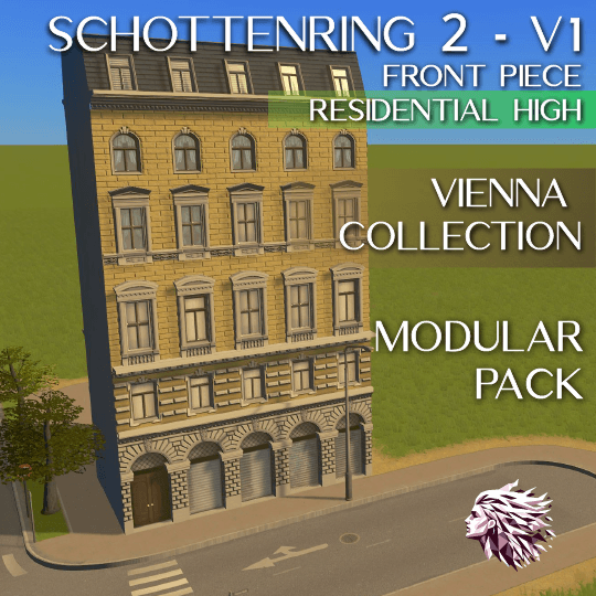 Schottenring 2 V1 Residential Front — Cities: Skylines Steam Workshop preview image