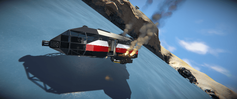 MostlyAwol - Crashed Shuttle — Space Engineers Workshop preview