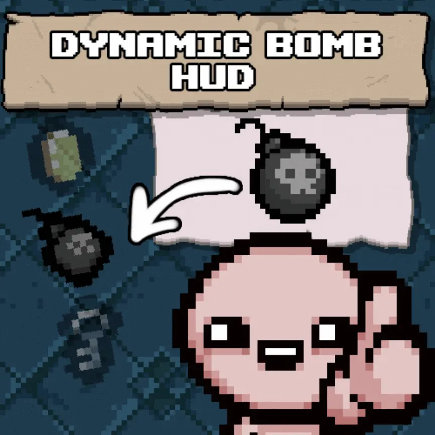 ![Rep(+)] Dynamic Bomb HUD — The Binding of Isaac: Rebirth Steam Workshop preview image