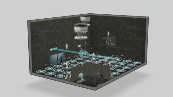 Turret room — Portal 2 Workshop preview