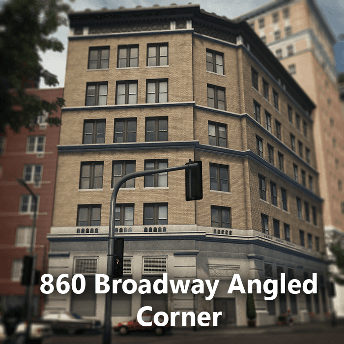 860 Broadway Angled Corner — Cities: Skylines Steam Workshop preview image