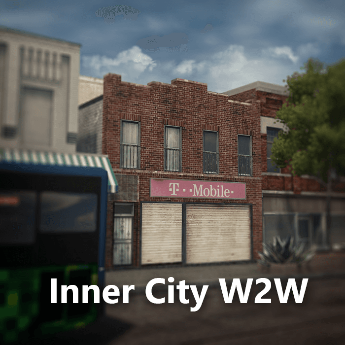 Inner City W2W — Cities: Skylines Steam Workshop preview image