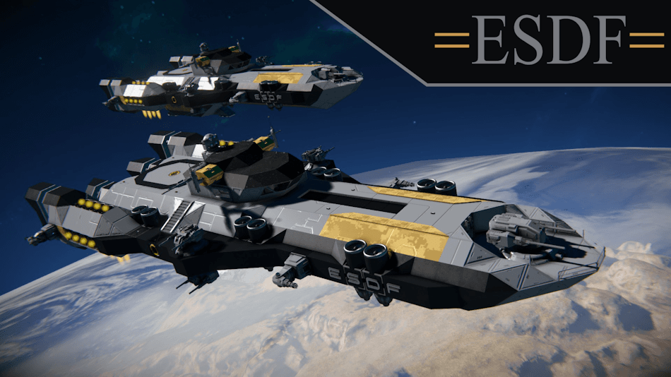 =ESDF= Visby Class Corvette F-3B — Space Engineers Steam Workshop preview image