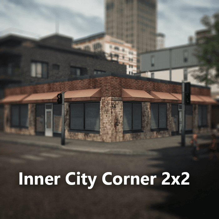 Inner City W2W Corner 2x2 — Cities: Skylines Steam Workshop preview image