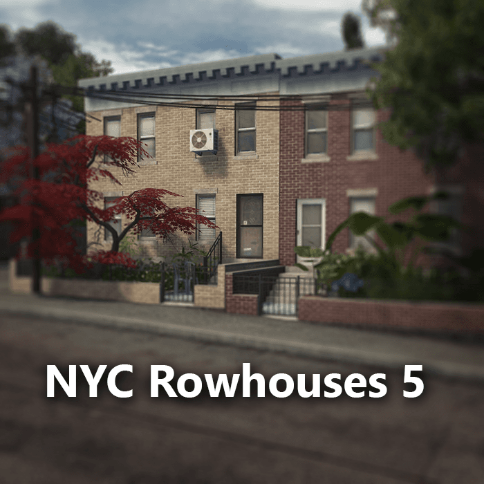 NYC Rowhouses 5 — Cities: Skylines Steam Workshop preview image