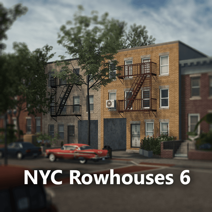 NYC Rowhouses 6 — Cities: Skylines Steam Workshop preview image