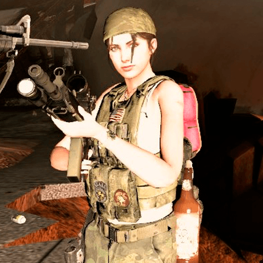 Military Zoey — Left 4 Dead 2 Steam Workshop preview image