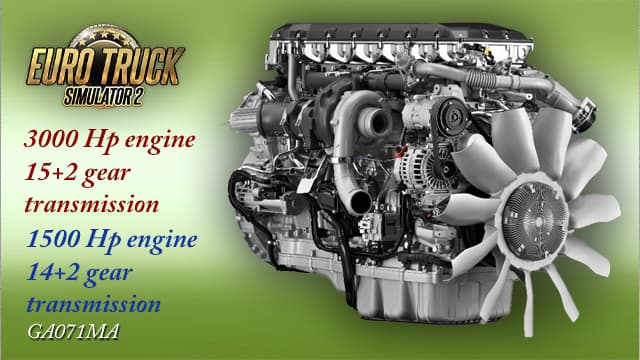 Engine & transmission — Euro Truck Simulator 2 Workshop preview