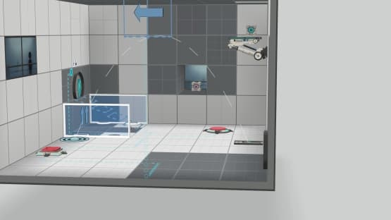 cube fling — Portal 2 Workshop preview