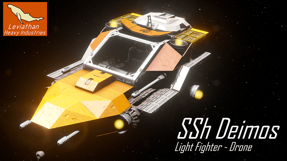 SSh Deimos - Light Fighter-Drone — Space Engineers Workshop preview