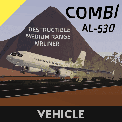 Combi AL-530 PointJet | Destructible Medium-Range Airliner — Stormworks: Build and Rescue Workshop preview
