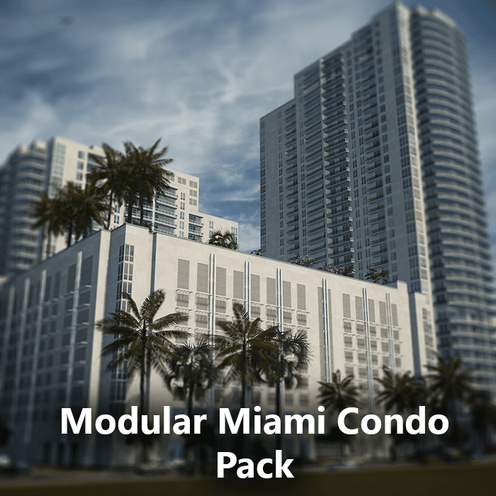 Modular Miami Condo Set — Cities: Skylines Steam Workshop preview image