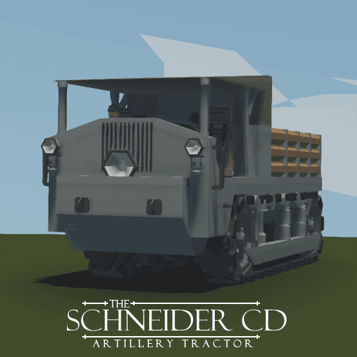 Schneider CD - WW1 era artillery tractor — Stormworks: Build and Rescue Workshop preview