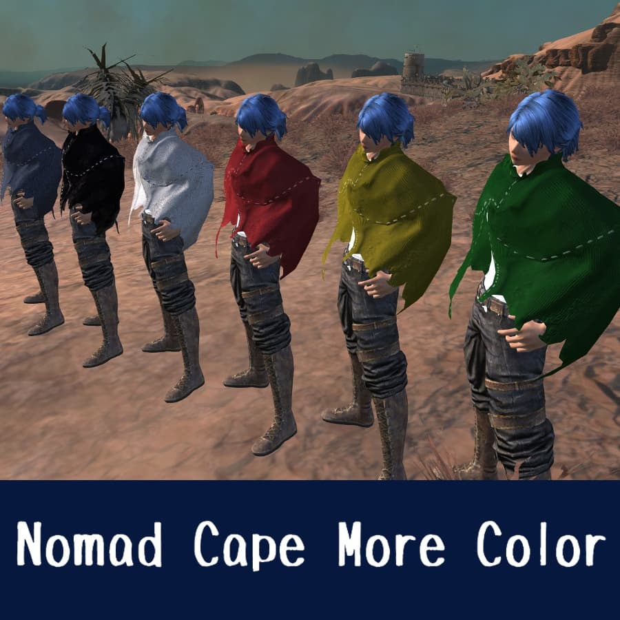 Nomad Cape More Color — Kenshi Workshop preview