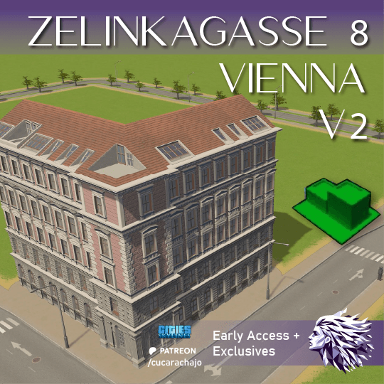 Zelinkagasse 8 V2 — Cities: Skylines Steam Workshop preview image