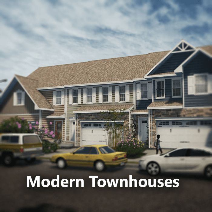 Modern Townhouses — Cities: Skylines Steam Workshop preview image