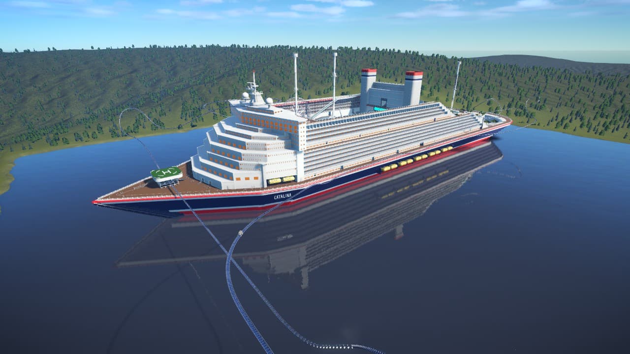 XTRA Catalina Cruise Ship — Planet Coaster Steam Workshop preview image