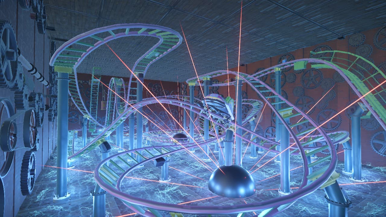 Spinning coaster, Dark ride — Planet Coaster Workshop preview