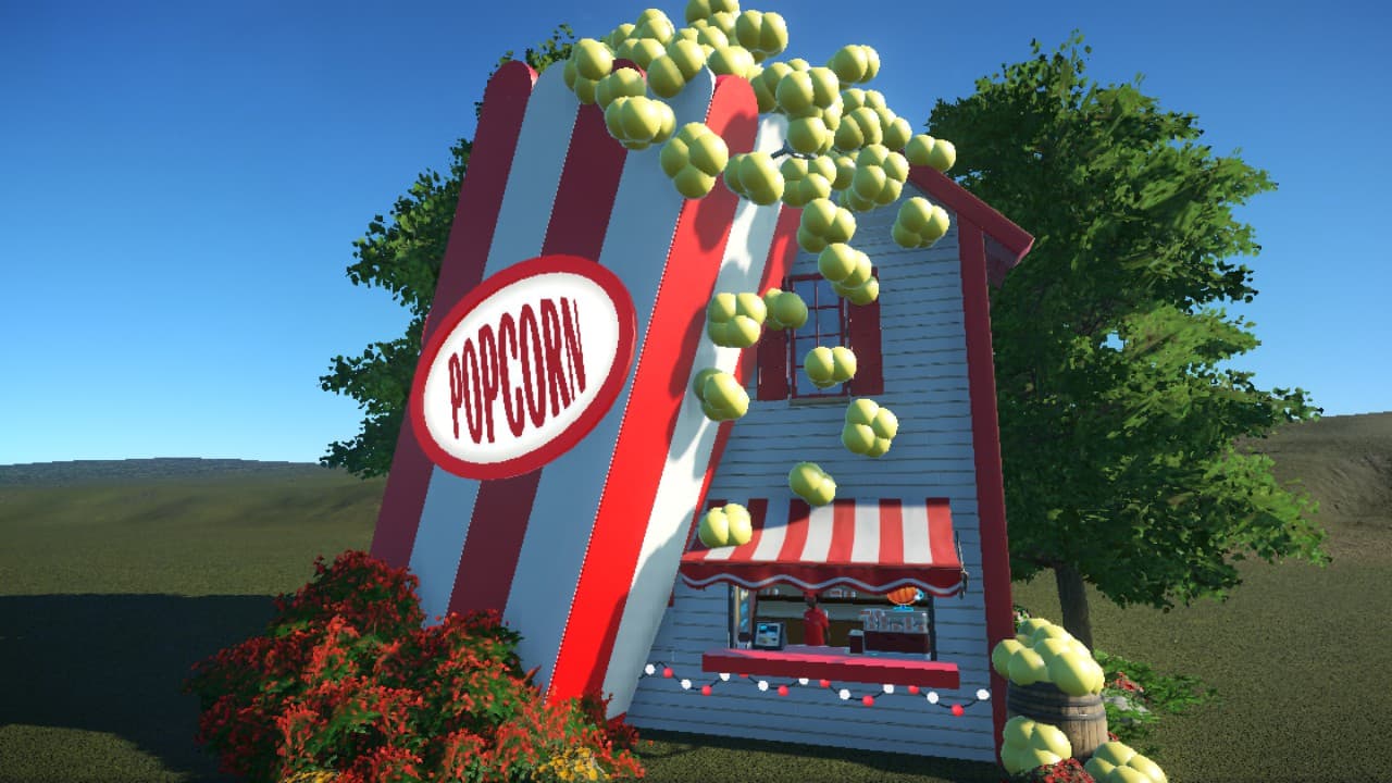 Giant Popcorn shop — Planet Coaster Steam Workshop preview image
