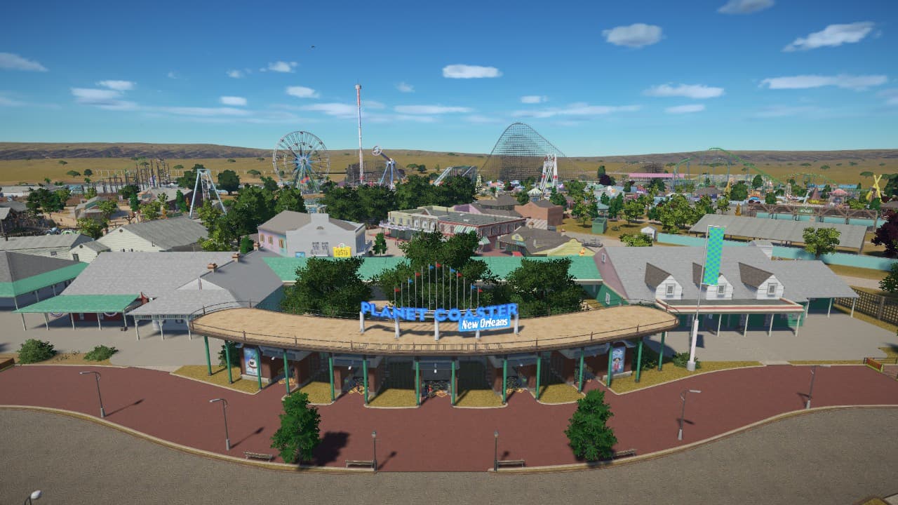 Six Flags New Orleans. The restoration of an abandoned park. — Planet Coaster Workshop preview