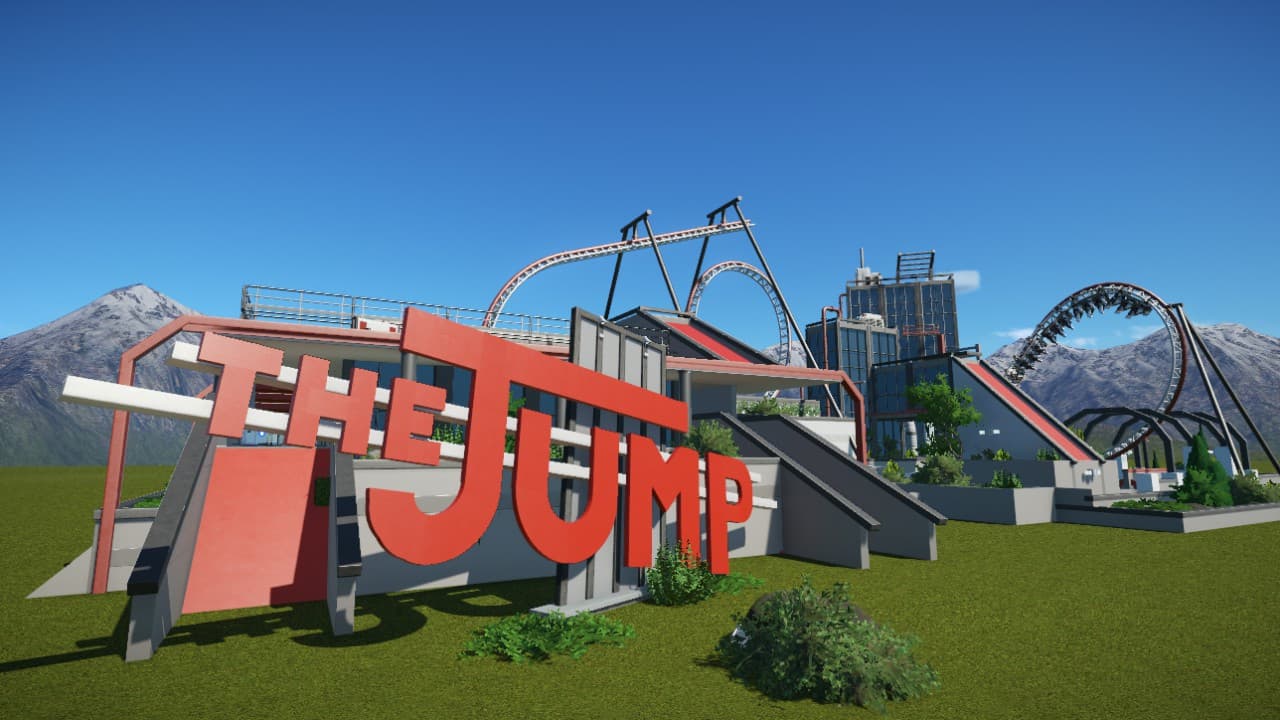 The Jump  - Launched / Reverse Coaster — Planet Coaster Steam Workshop preview image