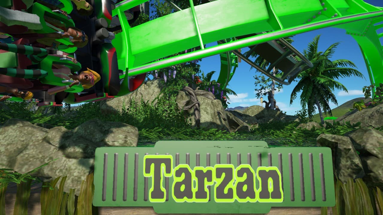 Tarzan Micro-Coaster — Planet Coaster Workshop preview