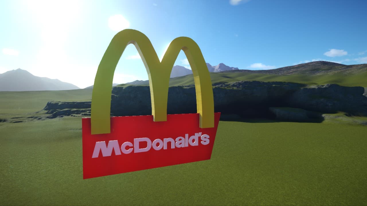 McDonalds Sign — Planet Coaster Steam Workshop preview image