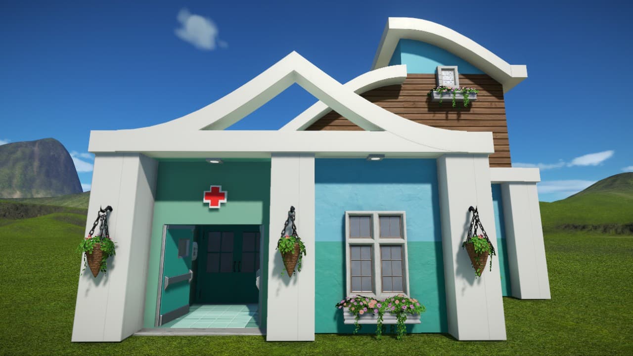Blast Street Medical Centre — Planet Coaster Workshop preview