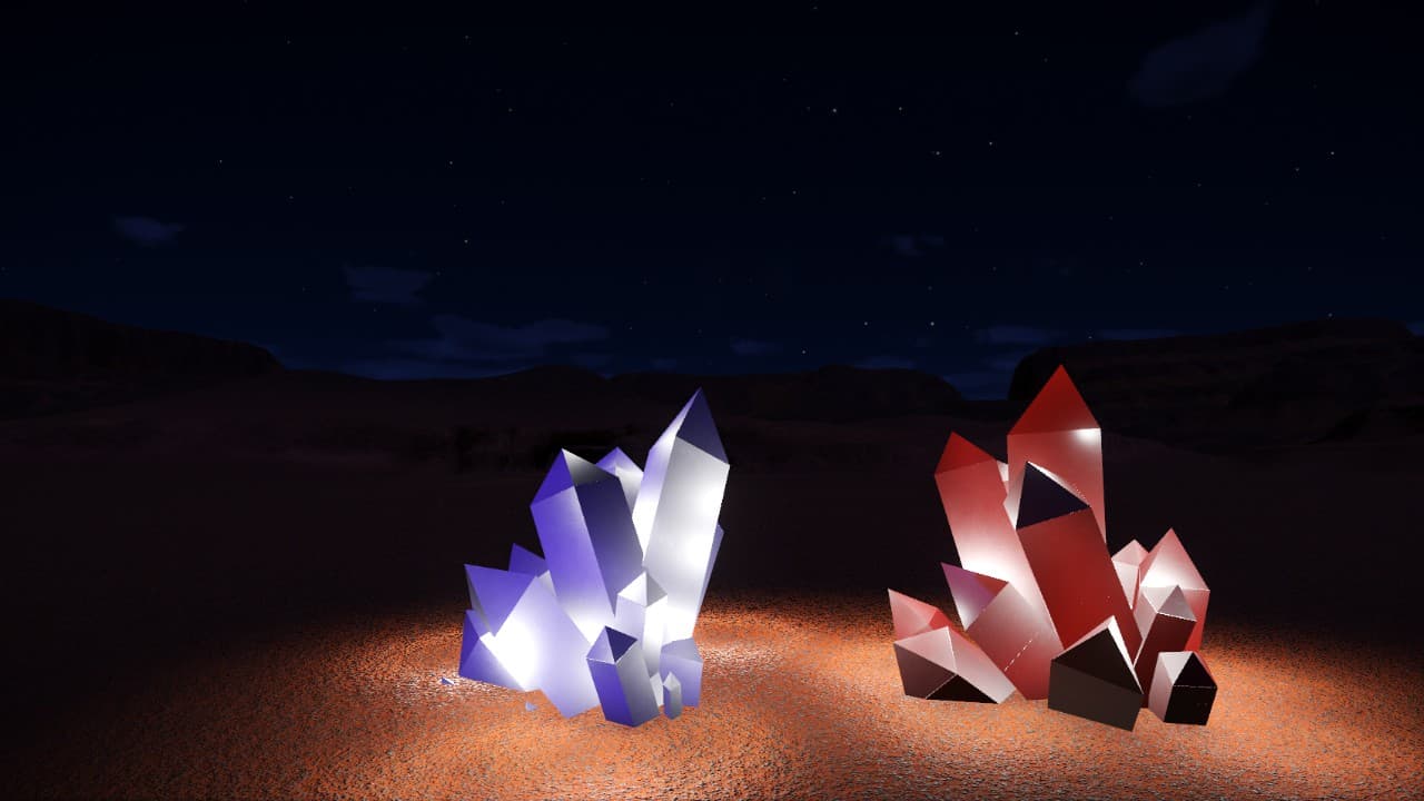 Glowing Crystals — Planet Coaster Steam Workshop preview image