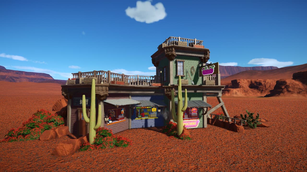 Western Shops 1 — Planet Coaster Steam Workshop preview image