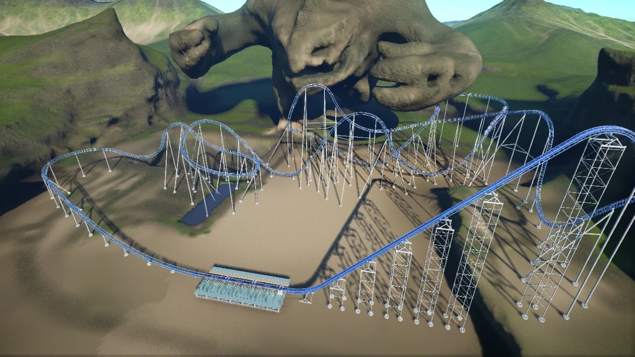 任务：巨石傀儡5/6/1000m/25英里 — Planet Coaster Steam Workshop preview image