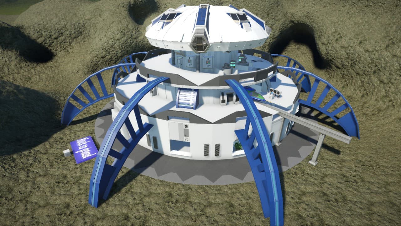 SpuRge - Sci-Fi monorail Mall — Planet Coaster Steam Workshop preview image