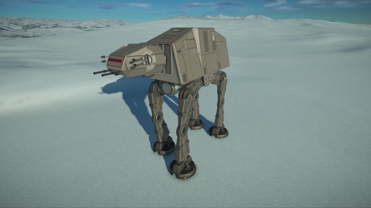 AT-AT Star Wars — Planet Coaster Workshop preview
