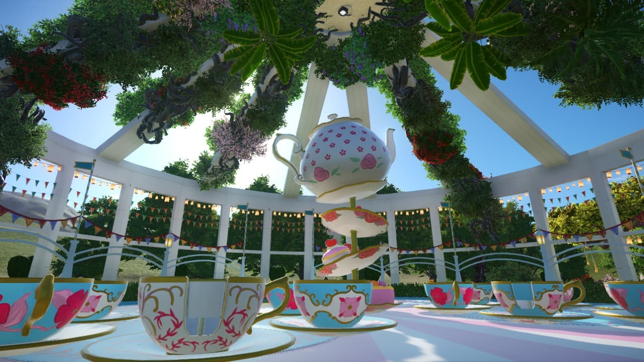 SpuRge - Rideskin for teacups with queue — Planet Coaster Workshop preview