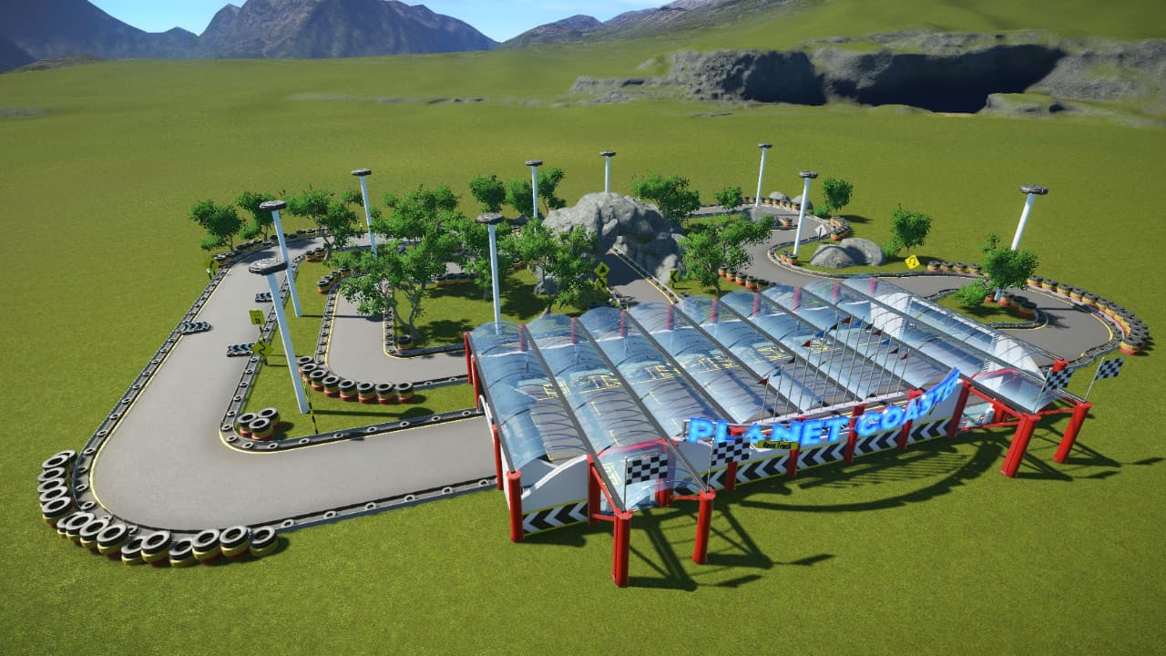 Planet Coaster RaceTrack — Planet Coaster Steam Workshop preview image