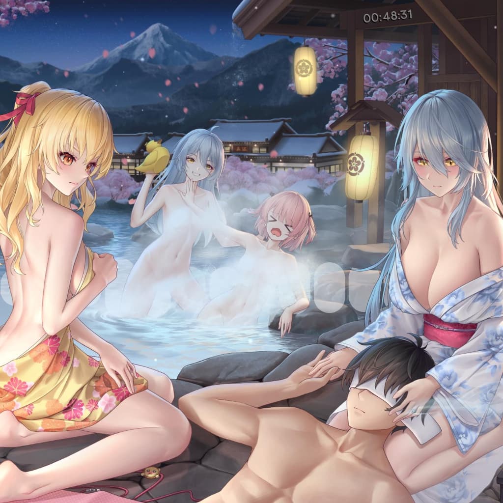 【尘白禁区】4K自制壁纸 温泉旅行 — Wallpaper Engine Steam Workshop preview image