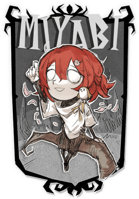 Hanasaki Miyabi — Don't Starve Together Steam Workshop preview image