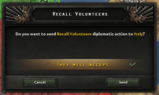 Recall Volunteers — Hearts of Iron IV Workshop preview