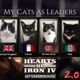 My cats as Leaders — Hearts of Iron IV Steam Workshop preview image