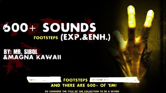 600+ Sounds (Expanded & Enhanced) (Footsteps) — Left 4 Dead 2 Workshop preview