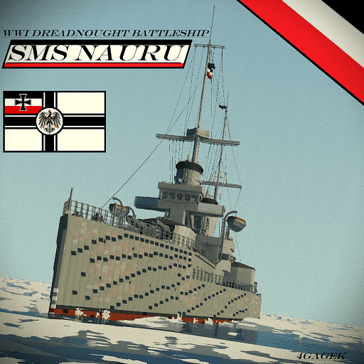 SMS Nauru - Dreadnought — Stormworks: Build and Rescue Workshop preview