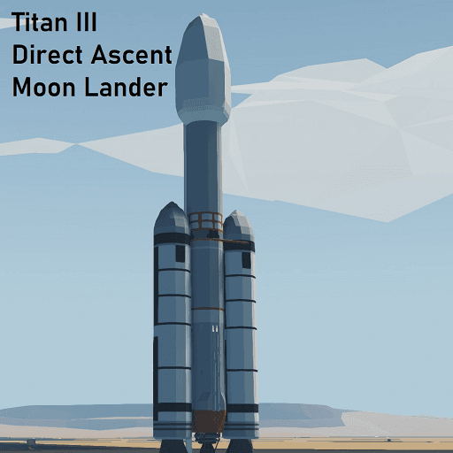 Titan III Direct Ascent moon rocket — Stormworks: Build and Rescue Workshop preview