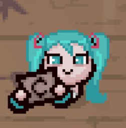 Hatsune Miku beggar — The Binding of Isaac: Rebirth Steam Workshop preview image