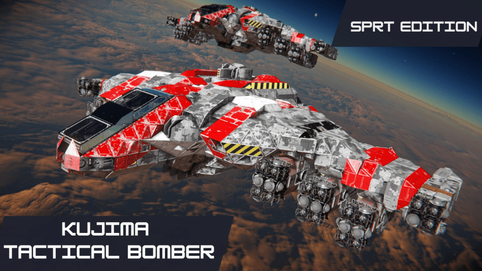[SPRT] Kujima Tactical Bomber — Space Engineers Workshop preview