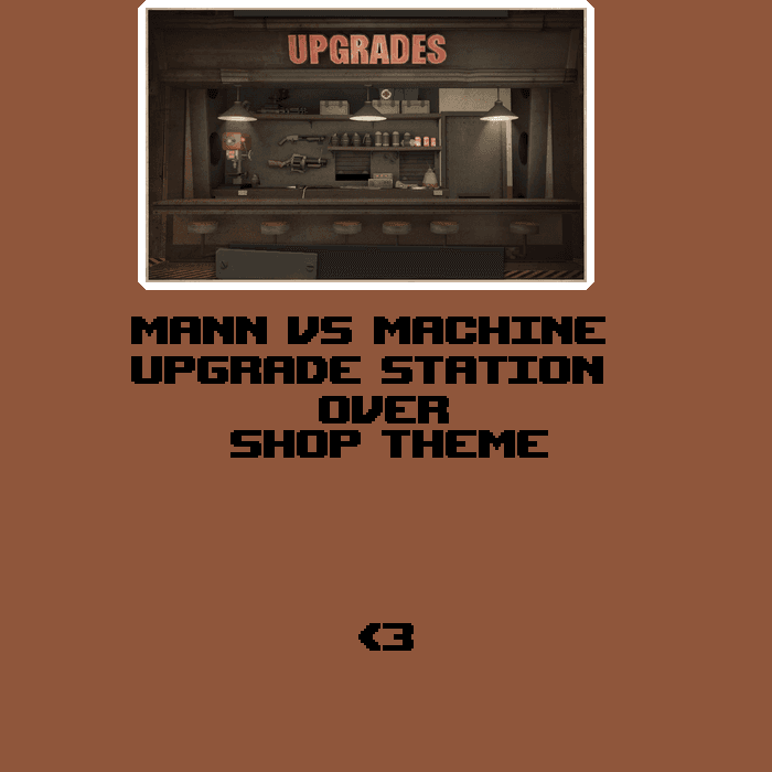 Mann Vs Machine Upgrade Station over Shop Theme — The Binding of Isaac: Rebirth Workshop preview