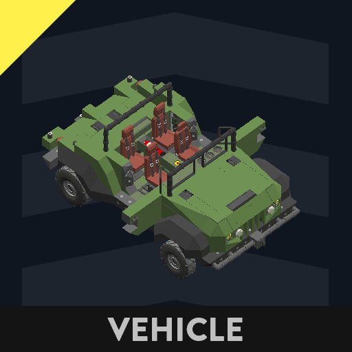 GilliPillies Overland Utility Vehicle Inline-6 V1 (Forrest green) — Stormworks: Build and Rescue Steam Workshop preview image