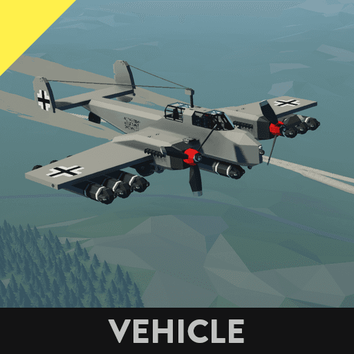Messerschmitt Bf-110.2 Attack Aircraft — Stormworks: Build and Rescue Workshop preview